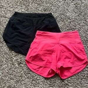 Size 4, Good condition Lulu speed up shorts